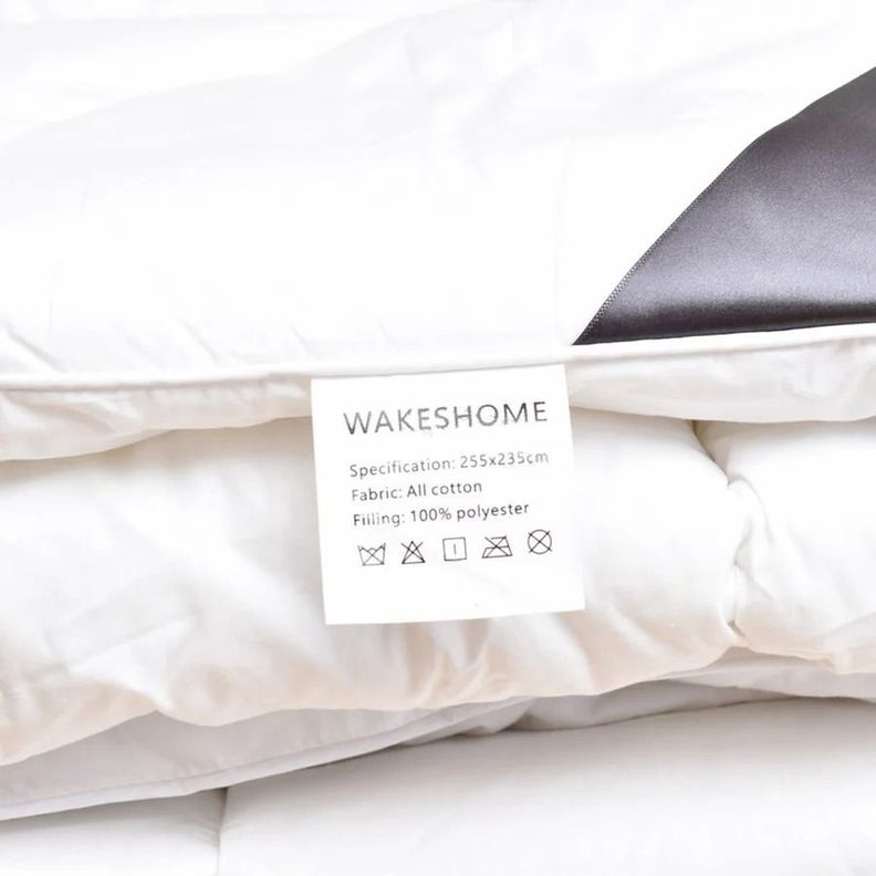 Plumón Nordico 100% Algodon Quilt Healthy Sleep Color Blanco-6
