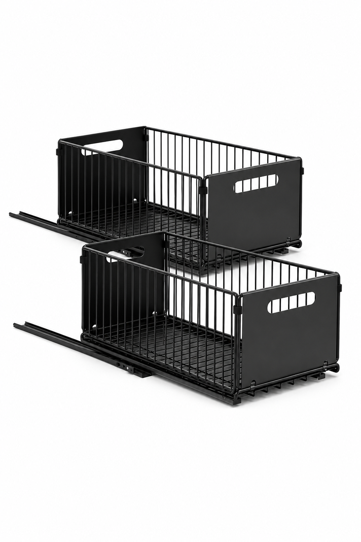 2 Rack Organizador Debajo Del Fregadero Para Cocina O Ba o