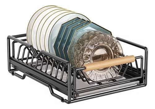 Escurridor De Platos Extraible Secaloza Apilable Despensa-0