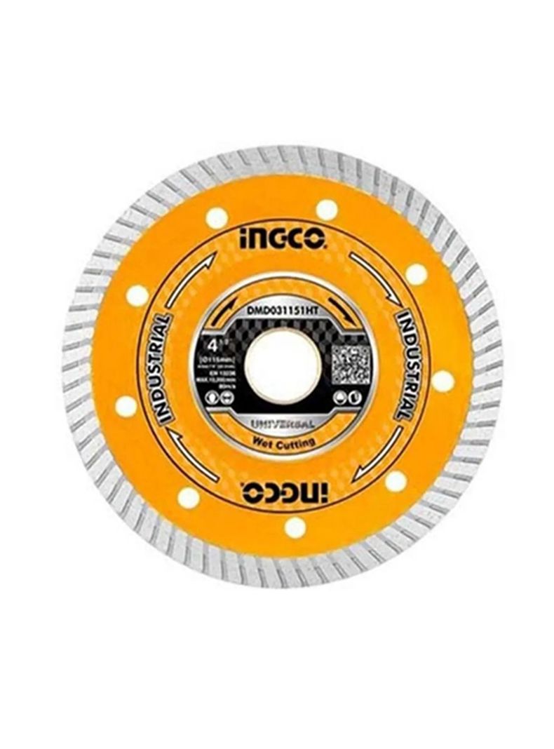 Disco Diamantado 4 1/2 115mm Corte Turbo Ingco-0