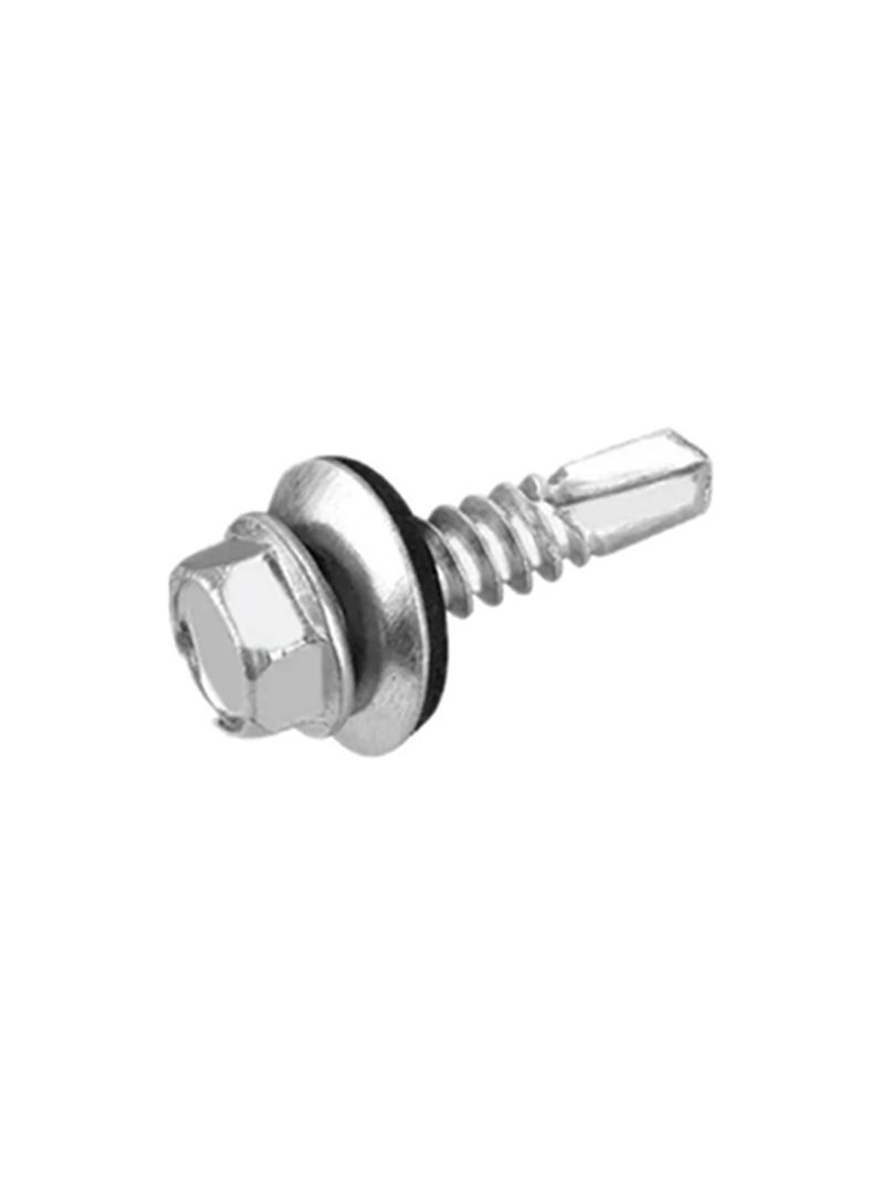Tornillo Perforante Golilla 6.3x25mm 50 Und Total-0