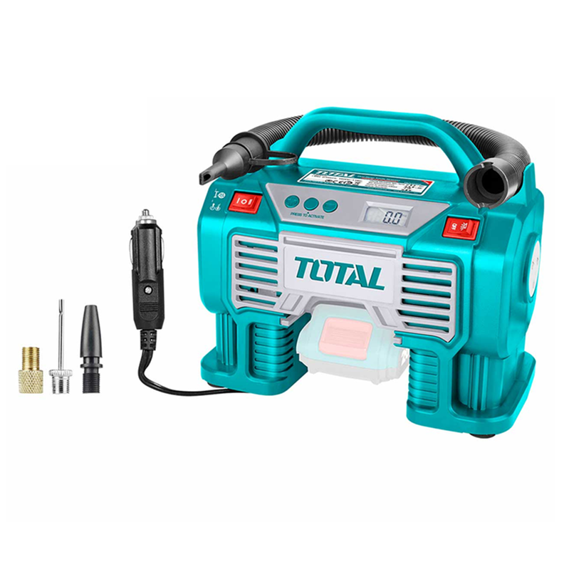 Inflador Compresor Aire Inalámbrico 20v Total Tacli2002-0