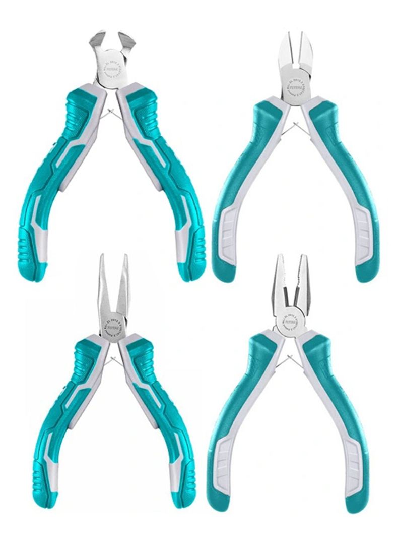 Kit Set Juego De Mini Alicate 4 Piezas Total Tht1k0404   -0