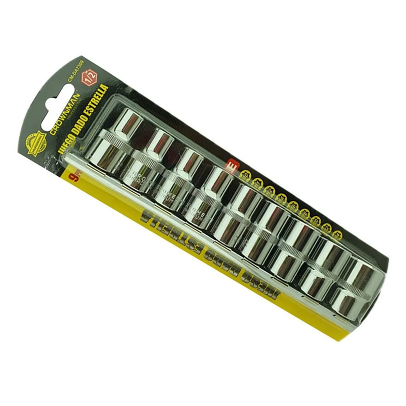 Set De Dados Torx Estrella Hembra 9 Pieza Cmda7309-0