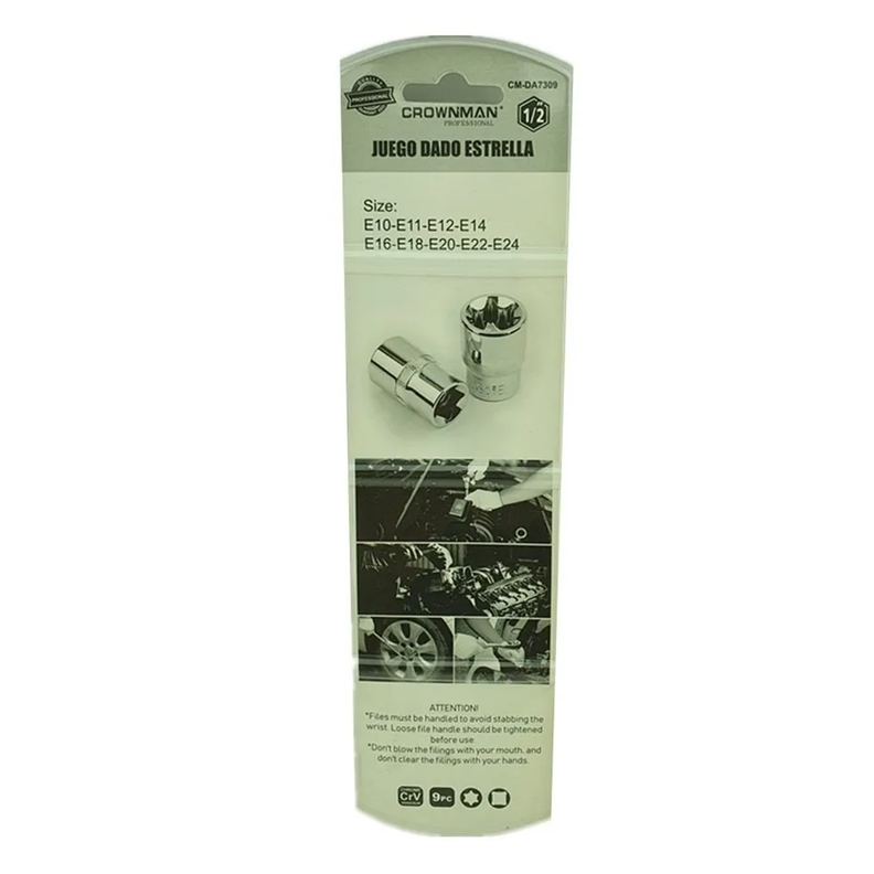Set De Dados Torx Estrella Hembra 9 Pieza Cmda7309-1