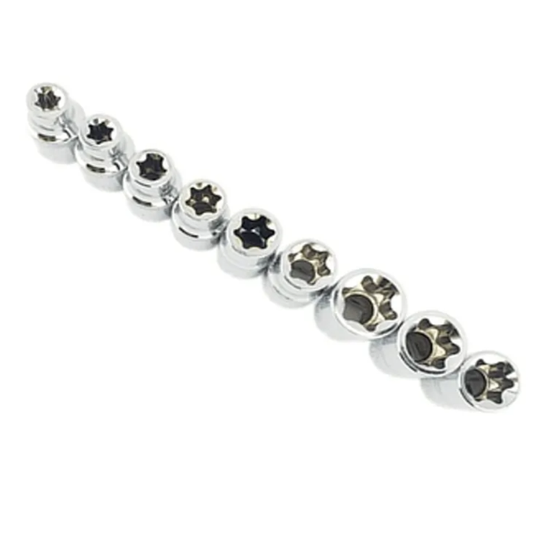 Set De Dados Torx Estrella Hembra 9 Pieza Cmda7309-2