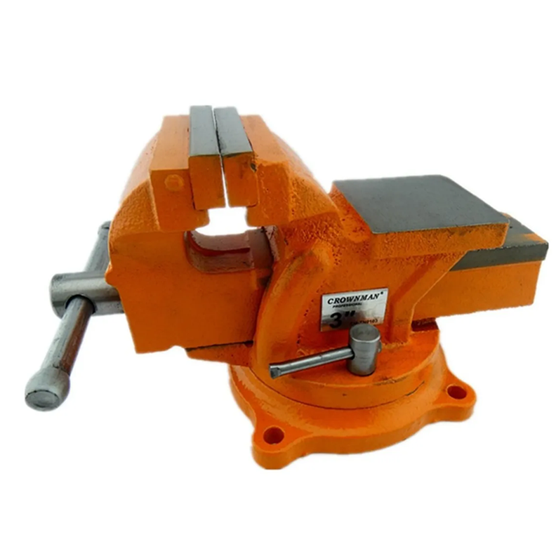 Tornillo Banco Mecanico Base Giratoria 3 PulG Crow-0