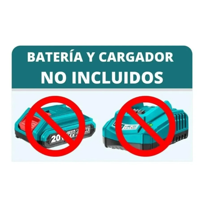Rotomartillo Inalambrico Sds Plus 20v Total Trhli1601-1