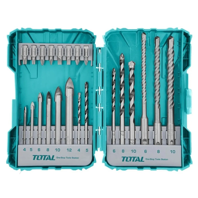 Brocas Y Puntas Atornillador Taladro 22 Pcs Total-0
