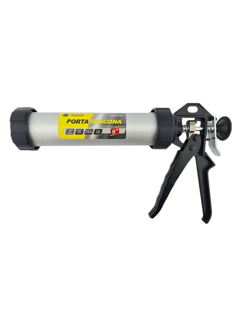 Pistola Calafatera Aluminio Silicona 9 PulG Crow-0