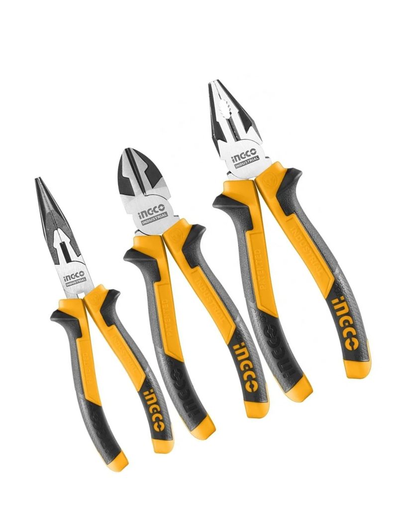 Set Alicates Universal Combinados 3 Piezas Ingco-1