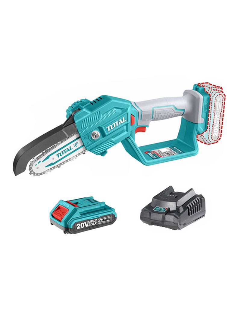 Motosierra 20v 130mm Bat+ Cargador Total Tgsli2058-0