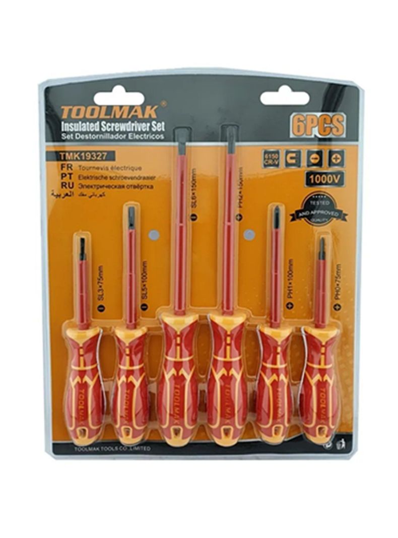 Set Destornilladores Electricos 6 Piezas Tmk19327-0