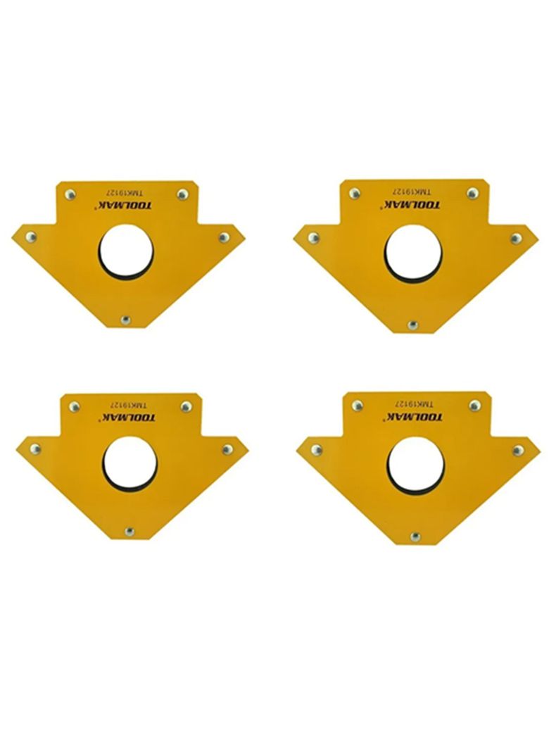 Pack 4 Escuadra Magnetica 25 Lbs P/ Soldar Toolmak-0