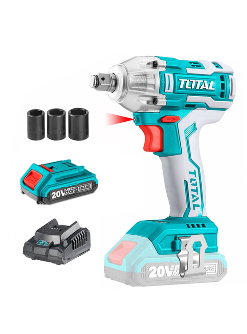 Taladro Pistola Llave Impacto 20v Carg+ Bat Total Tiwli20010-0