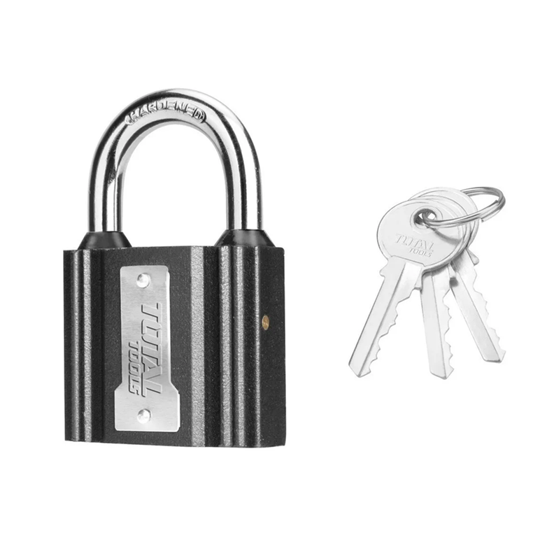 Candado De Seguridad 75 Mm Con 3 Llaves Total-0
