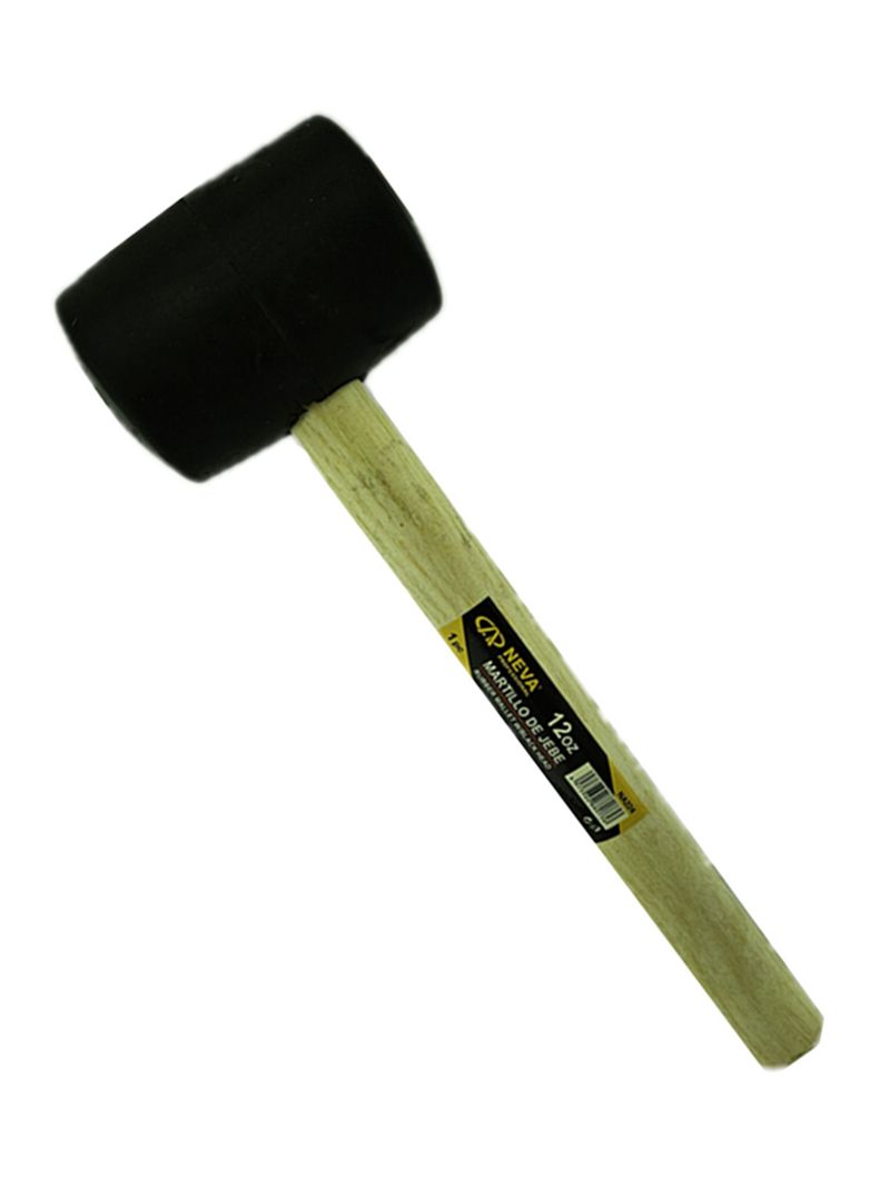 Combo Martillo Mazo Maceta De Goma 12oz Neva Na224-0