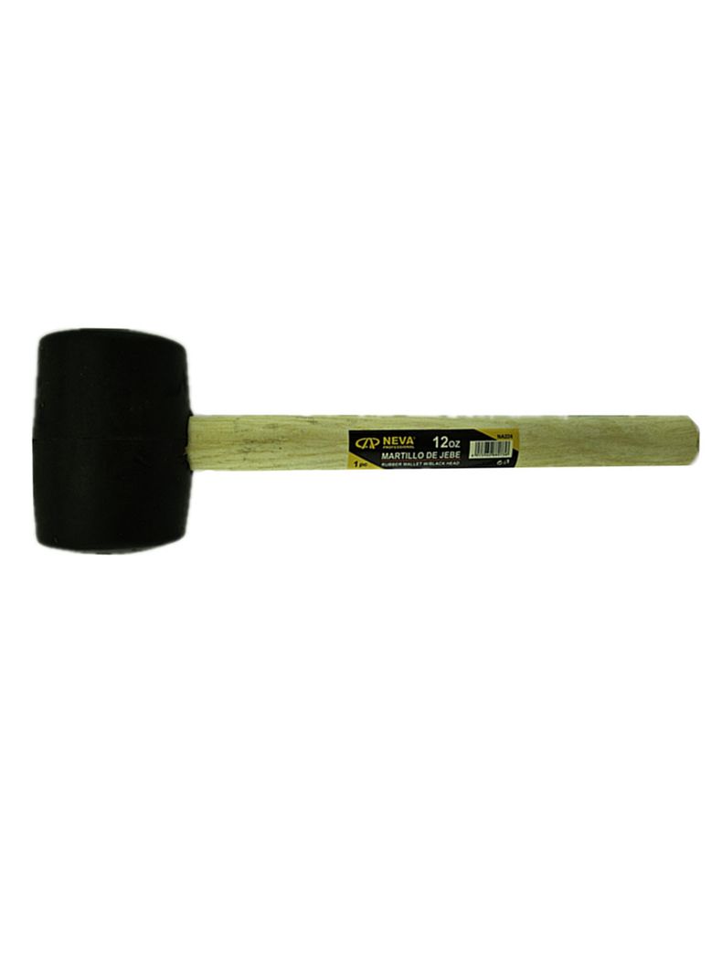 Combo Martillo Mazo Maceta De Goma 12oz Neva Na224-2