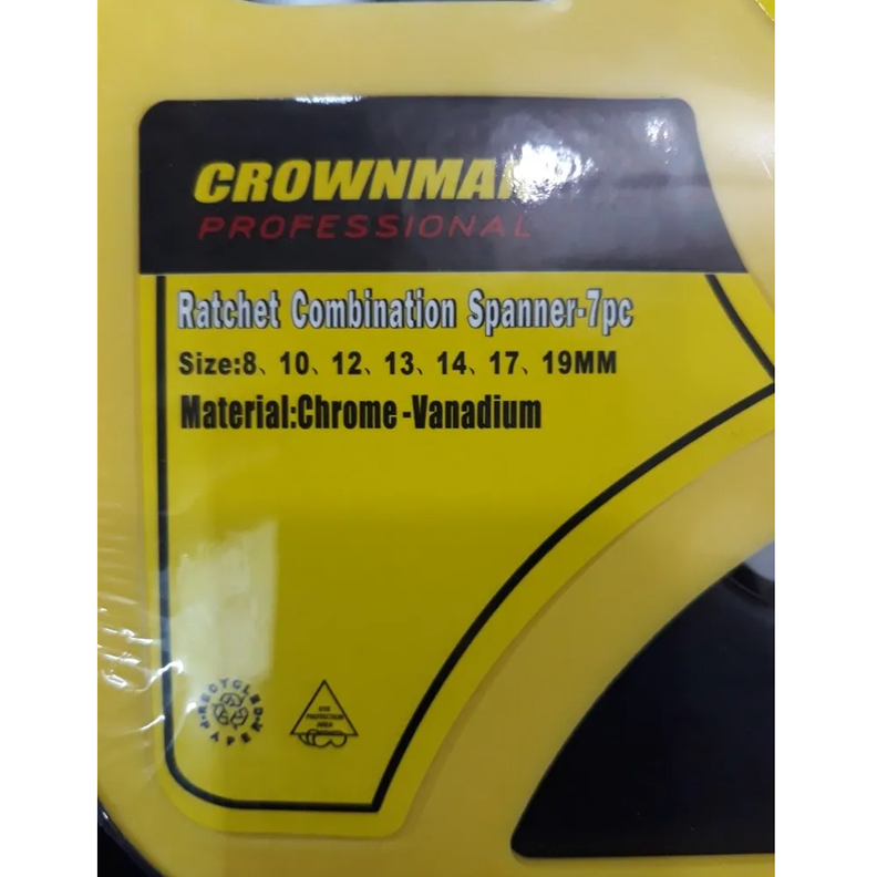 Set Llaves Corona Con Chicharra 7 Piezas Crownman-3