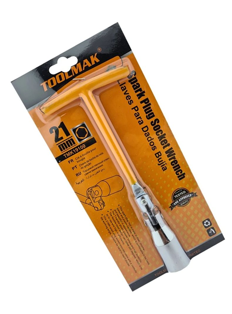 Llave Dado Saca Bujia Auto 21mm Toolmak Tmk19100-1