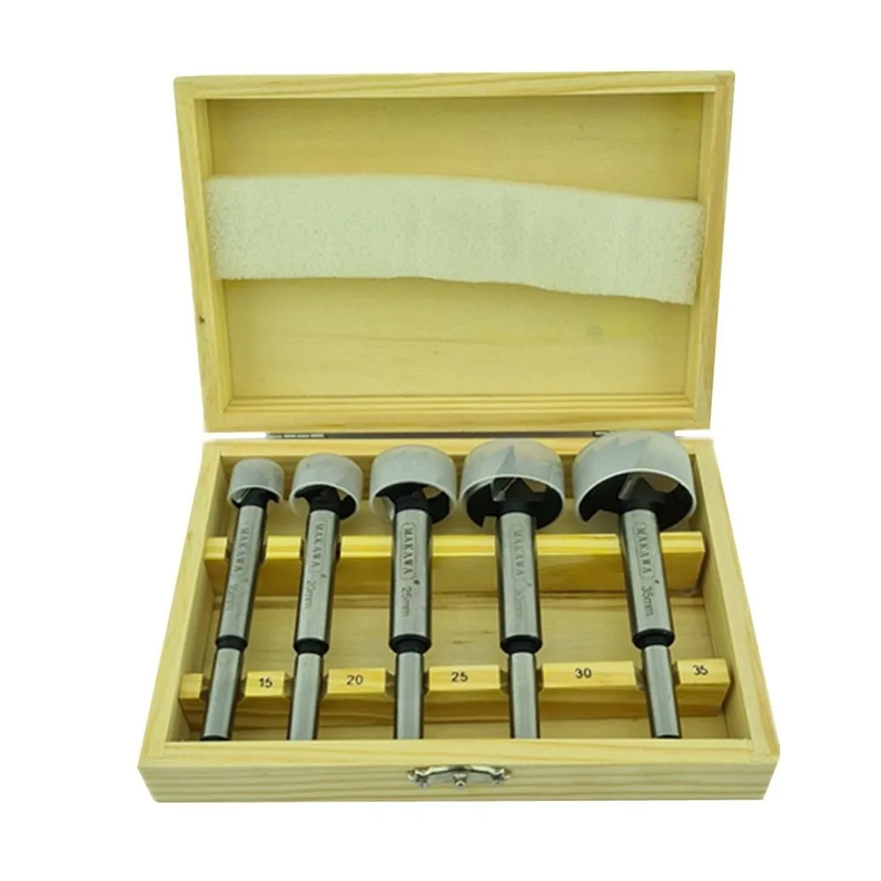 Set De Brocas Fortsner Para Madera 5 Piezas Mk0993-0