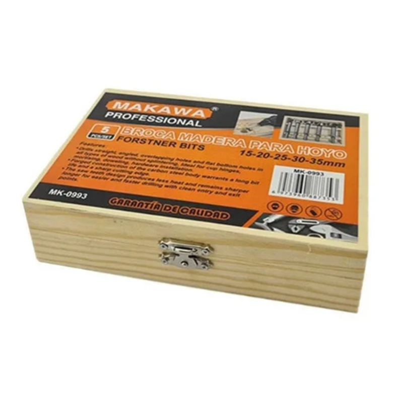 Set De Brocas Fortsner Para Madera 5 Piezas Mk0993-1