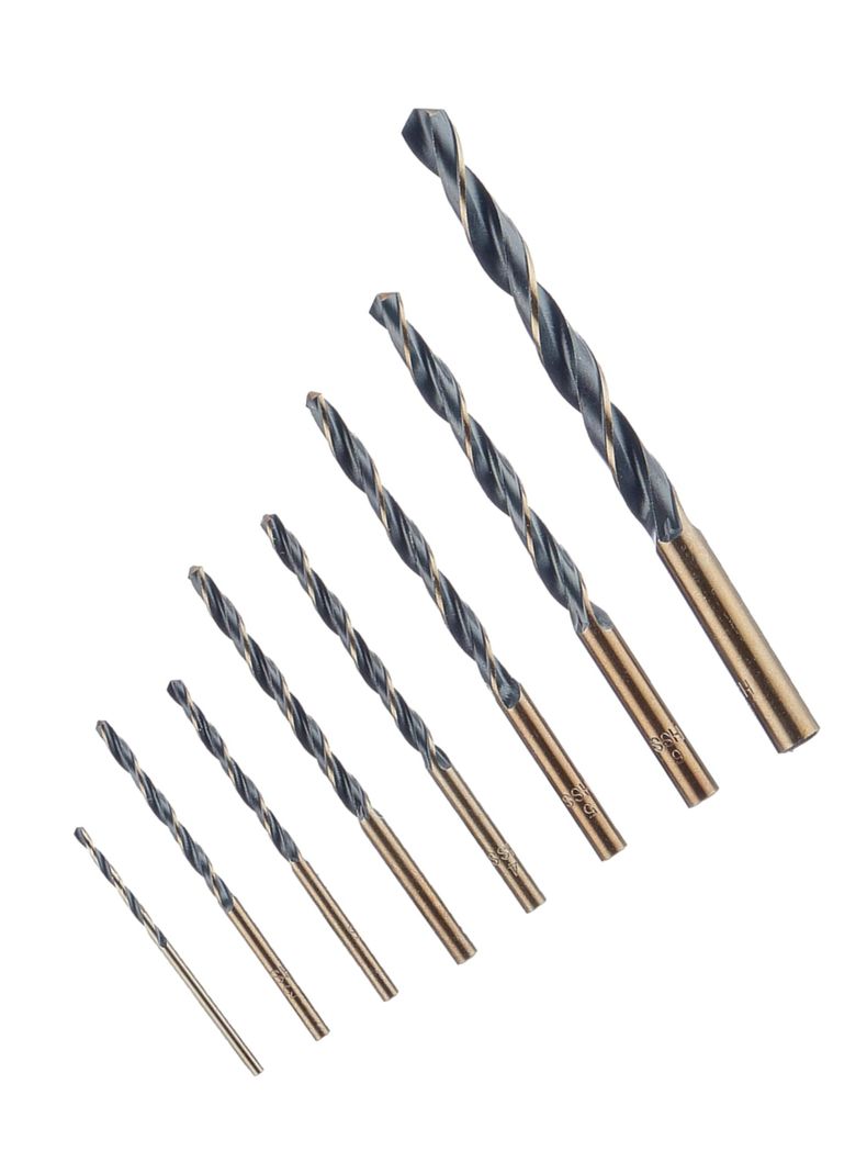 Kit Set Juego Brocas Para Metal 8 Piezas Ingco Akdb0801-1
