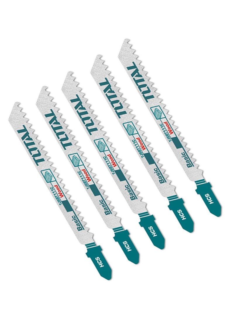 Set Jgo De Hojas Para Sierra Caladora P/ Madera 5 Pcs Total-1