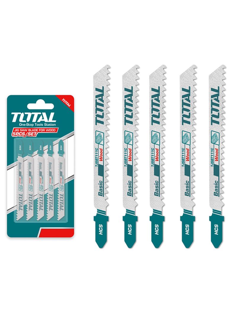 Set Jgo De Hojas Para Sierra Caladora P/ Madera 5 Pcs Total-2