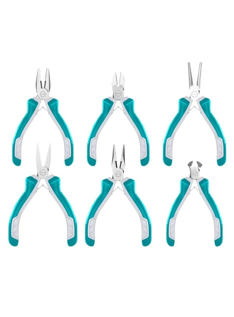Kit Set De Mini Alicate 6 Piezas Total Tht1k0511-0