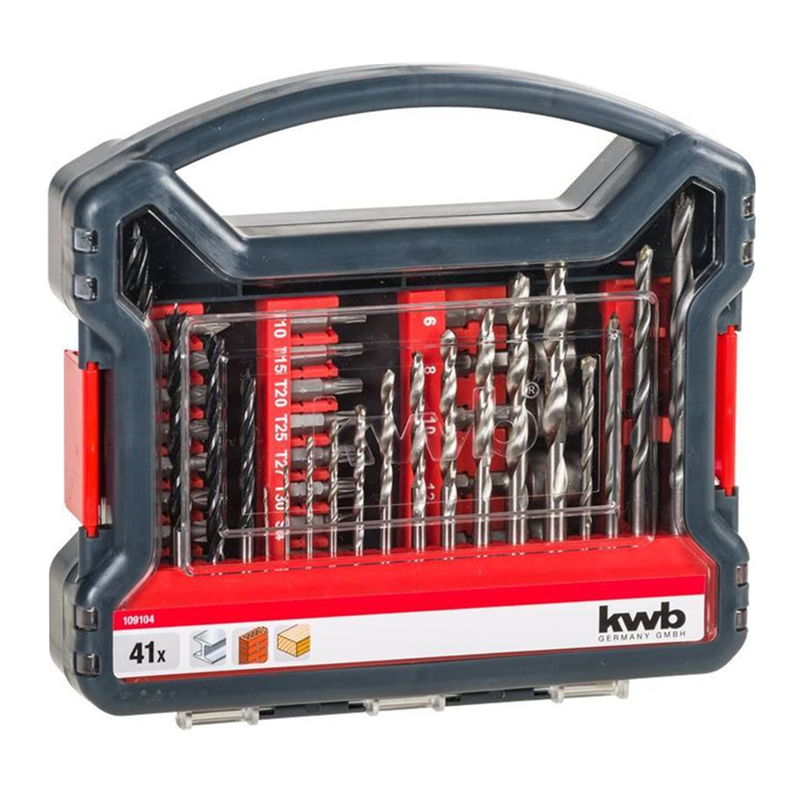 Puntas Y Brocas P/ Atornillar Taladrar 41 Pcs Kwb-2