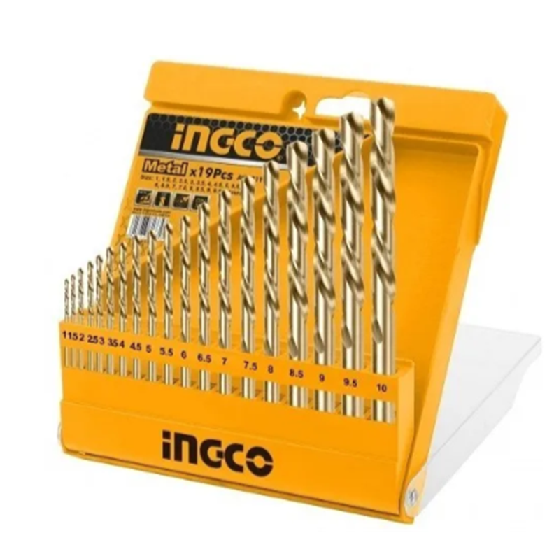 Set De Brocas Para Metal 19 Piezas Ingco Akdb1195-0