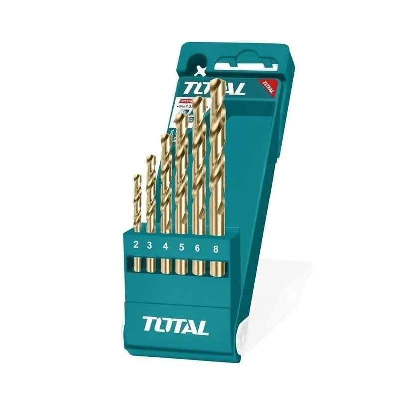 Juego Brocas Para Metal 6 Piezas Total Tacsd0065-0