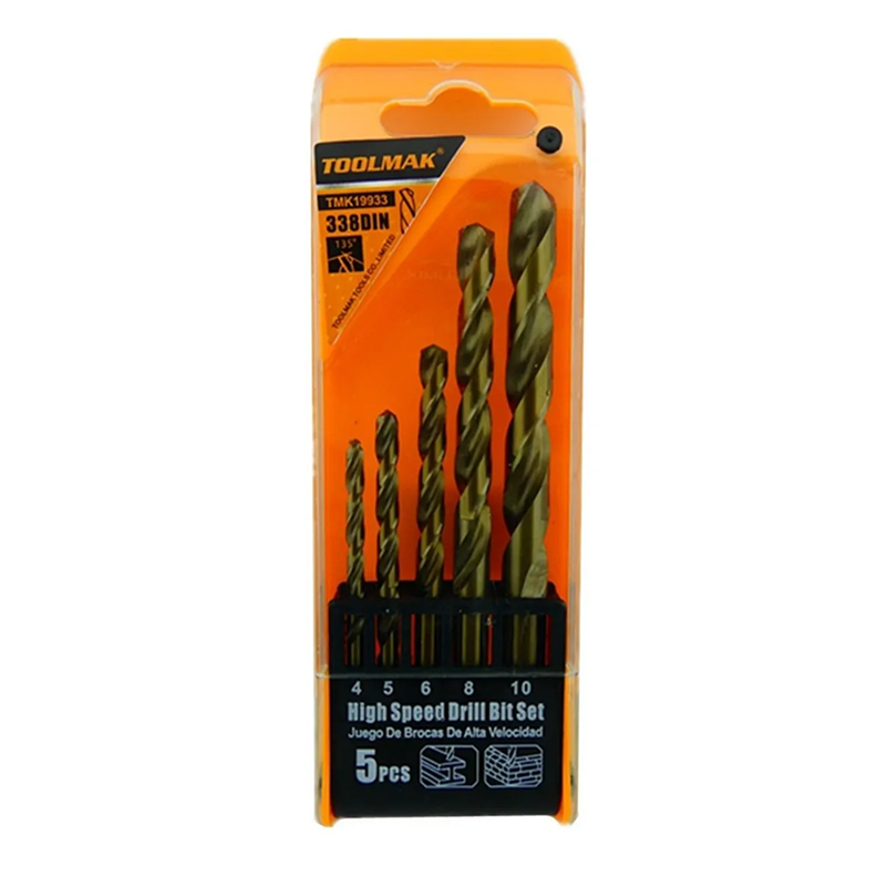 Kit Set Juego Brocas Para Metal 5 Piezas Tmk19933-0