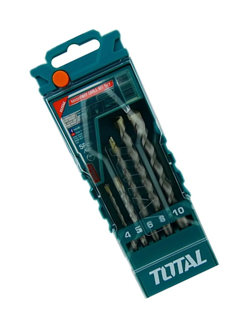 Kit Set Juego Brocas Para Concreto 5 Piezas Total Tacsd5051-1