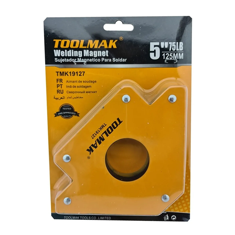 Pack 2 Escuadras Magnéticas 75 Lbs 5 Pulgadas Tmk-1