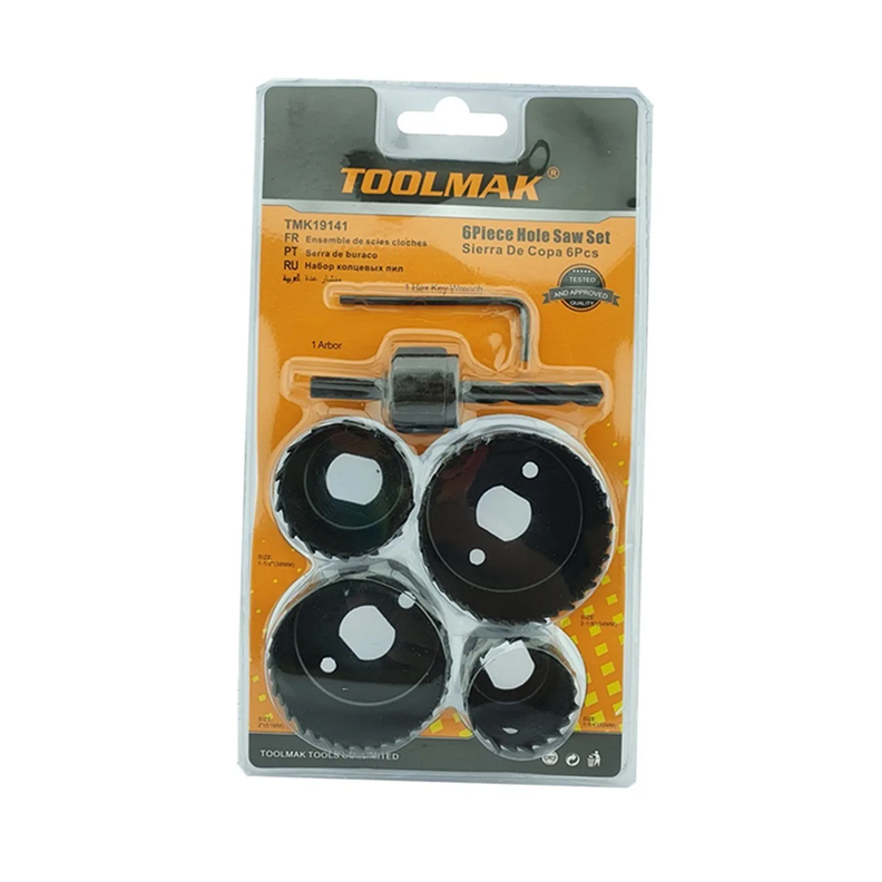 Hoja De Sierra Copa Para Madera 6 Piezas Tmk-0