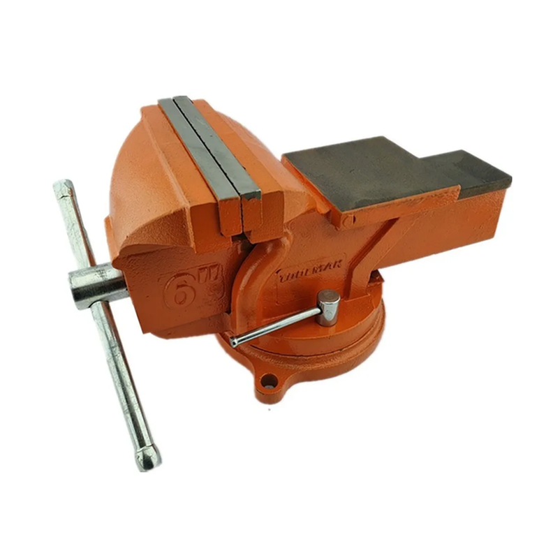 Tornillo De Banco Mecanico Base Giratoria 6 Pulgadas Toolmak-0
