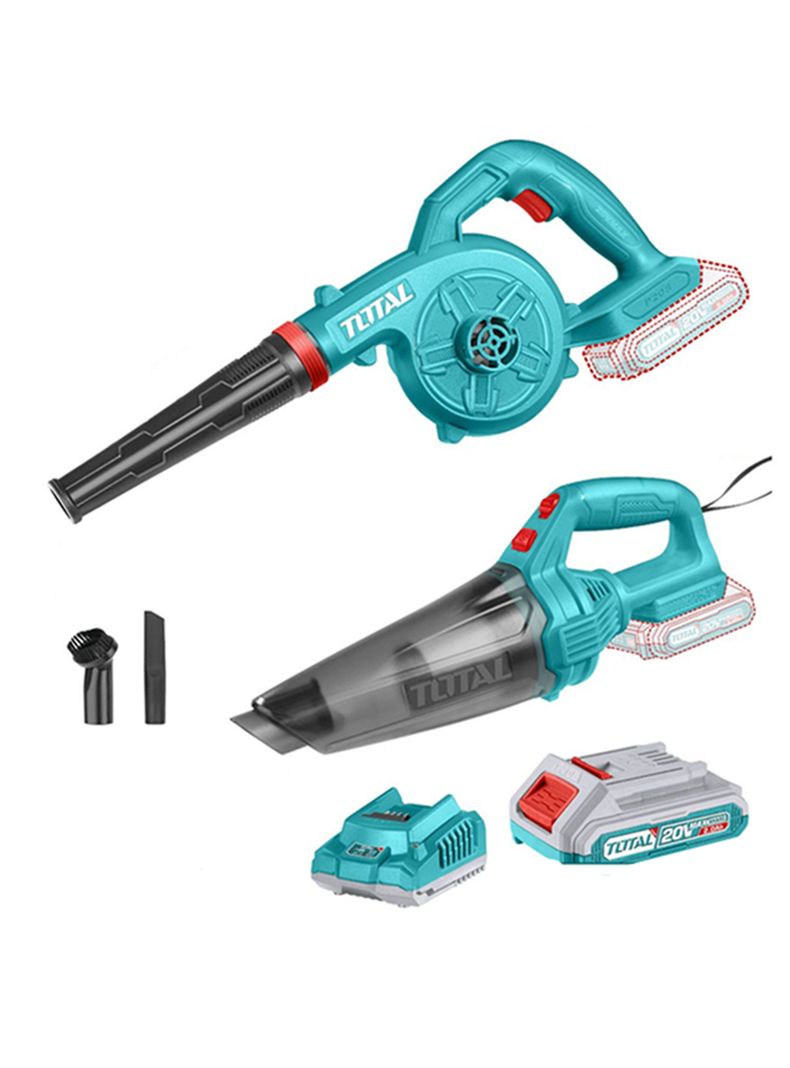Kit Aspiradora + Soplador Inalámbrico 20v Total Tosli240998-0