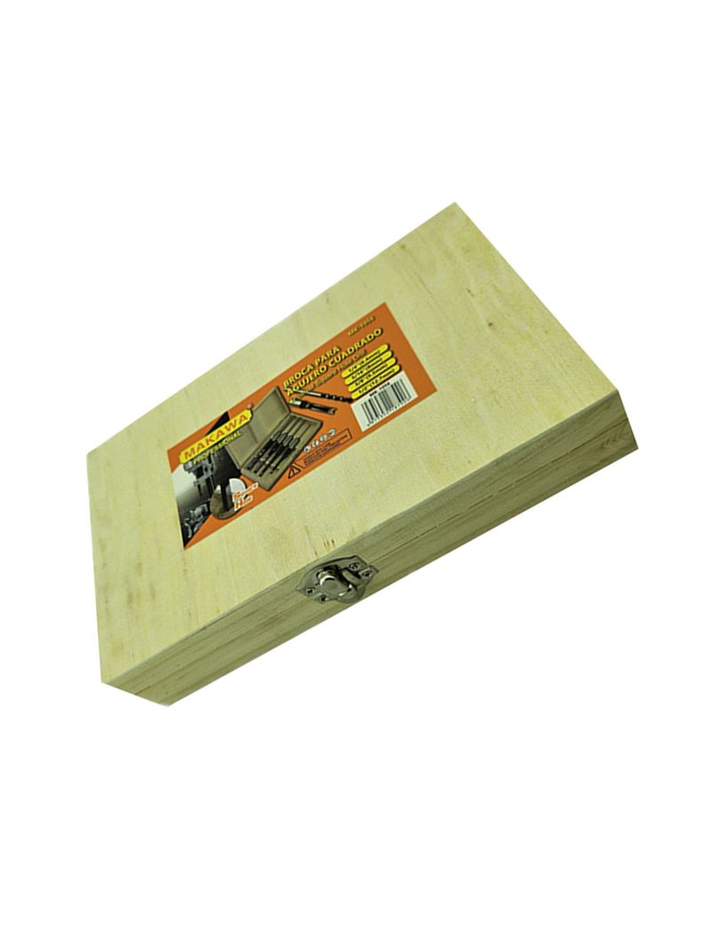 Juego Brocas Agujero Cuadrado Para Madera 4 Piezas Mk-1056-2