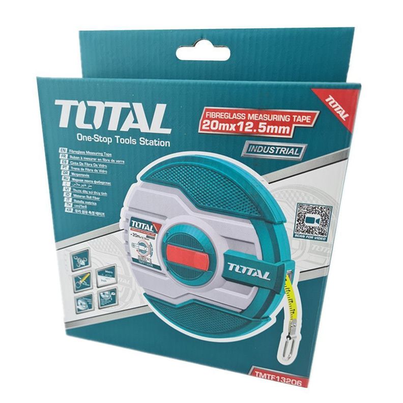 Huincha Cinta Métrica 20m X 12.5mm Total Tmtf13206-1