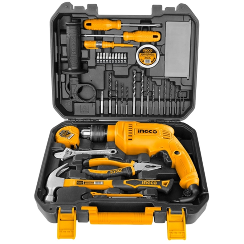 Kit Taladro Percutor 680w + Herramientas 115 Pcs-0