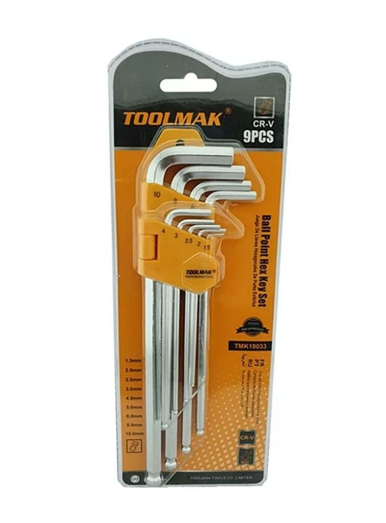Set De Llaves Allen Hexagonal Y Estrella Toolmak-1