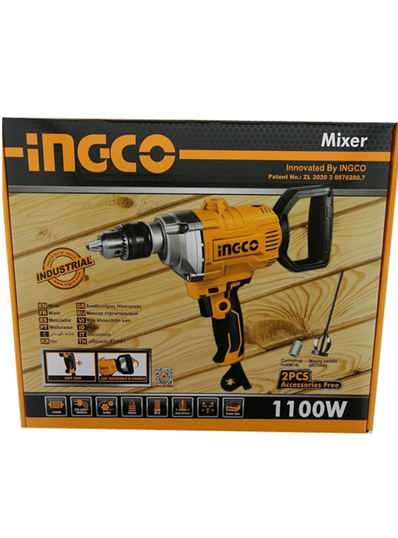 Taladro Mezclador 16mm 1100w Ingco Mx11008-1