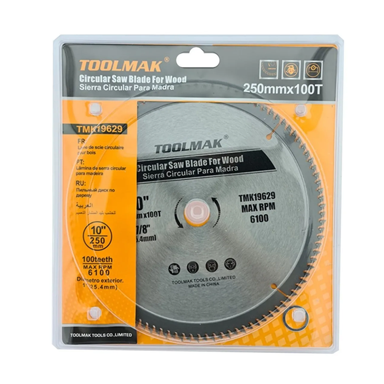 Disco Sierra Circular 10 Pulgadas 100 Dientes Tmk-1