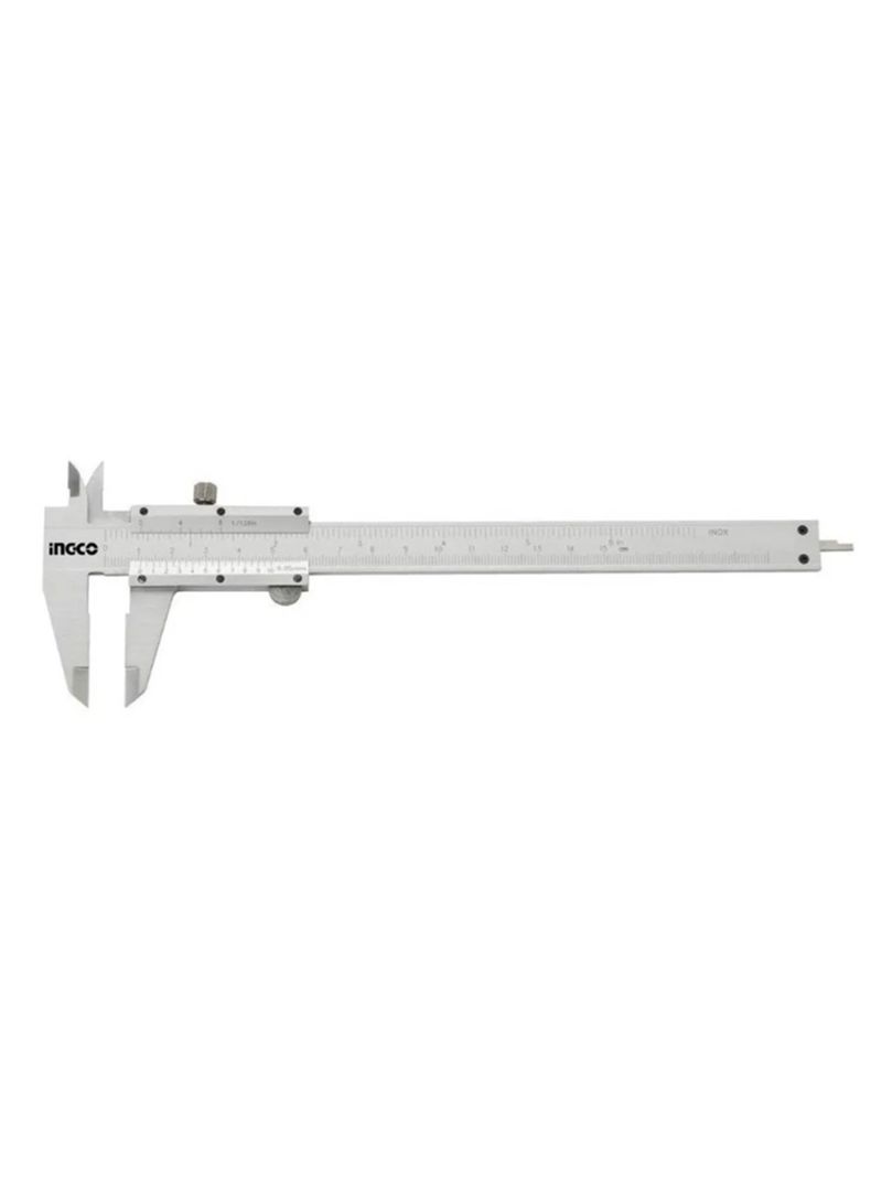Pie De Metro Vernier Análogo 150mm 6 Pulgadas Ingco Hvc01150-2