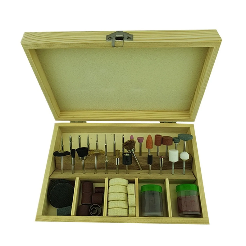 Kit set jgo de acc. Para minitorno tipo dremel 100pcs toolmak tmk19648