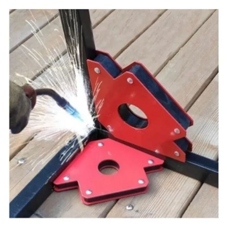 Pack 4 Escuadra Magnetica 25Lbs 3Pulg Soldar Total-2
