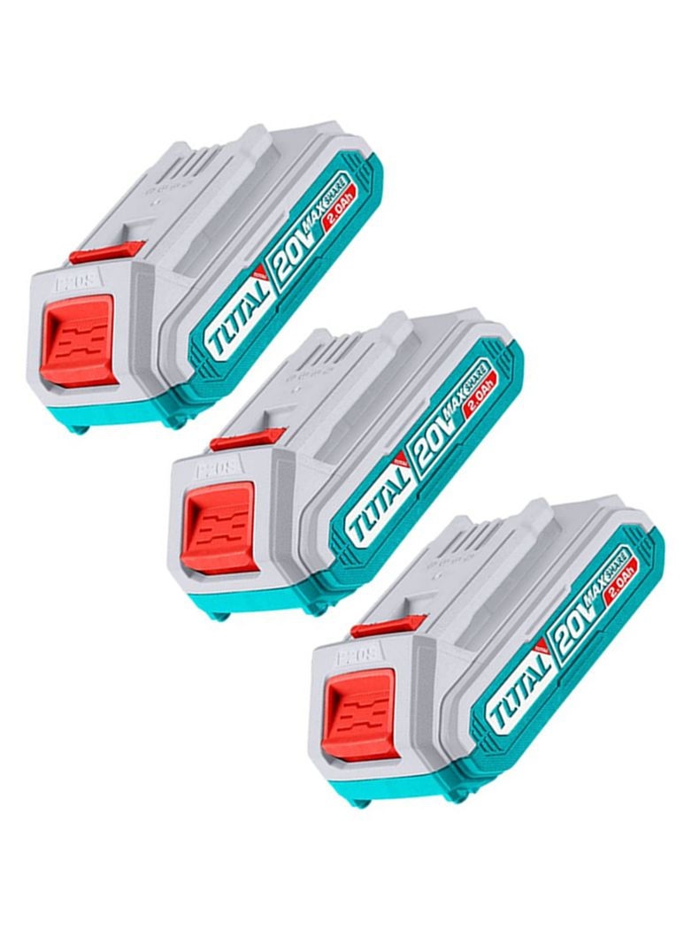 Kit 3 Baterias De Litio-ion 20v 2ah Total Tosli240311-2