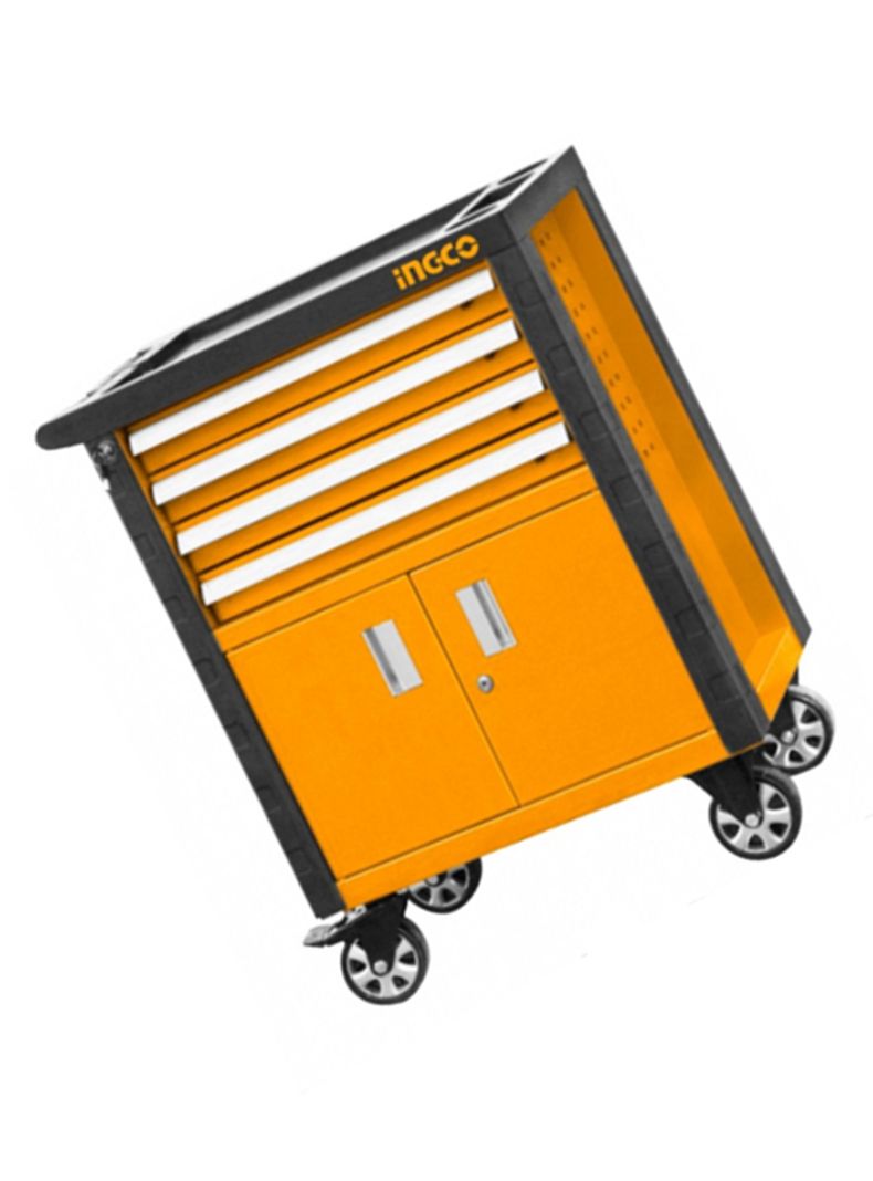 Carro Caja Gabinete Metalico P/ Herramientas 4 Cajones Ingco-1